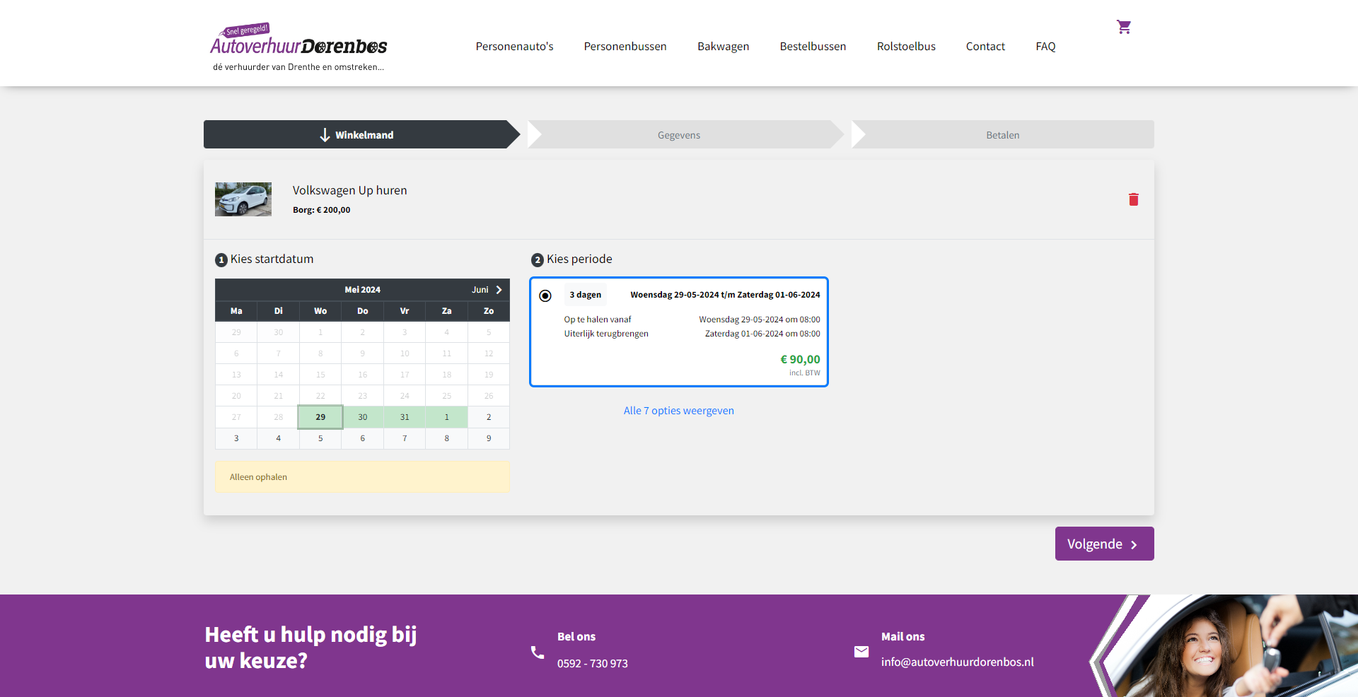 Autoverhuur Dorenbos